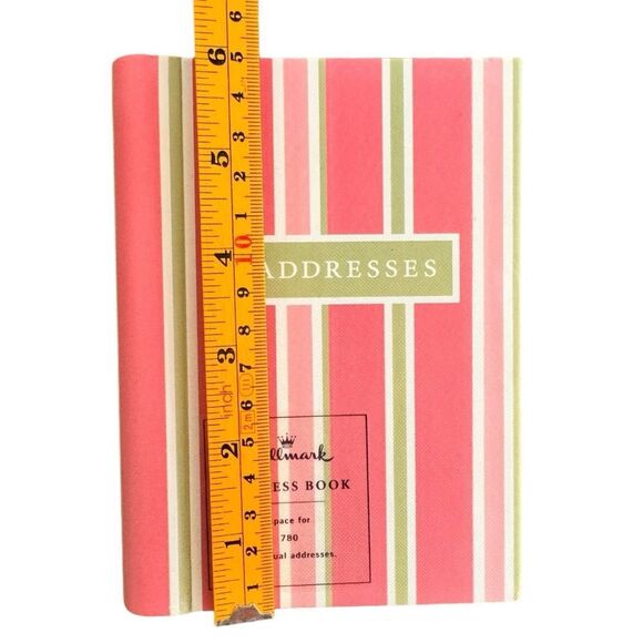 Hallmark Vintage Alphabetical Pink Green Address Book Never Used. 750 Addresses. - Picture 6 of 8